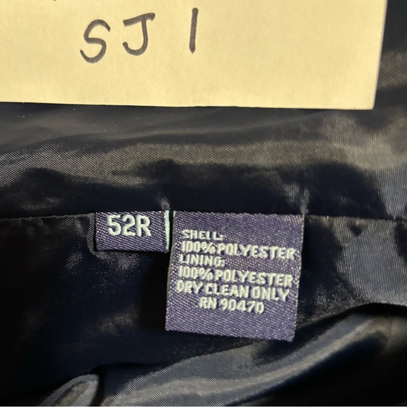 VITTORIO ST. ANGELO Peak Lapel Blue Double breasted 6 button Suit Jacket… - Picture 8 of 16